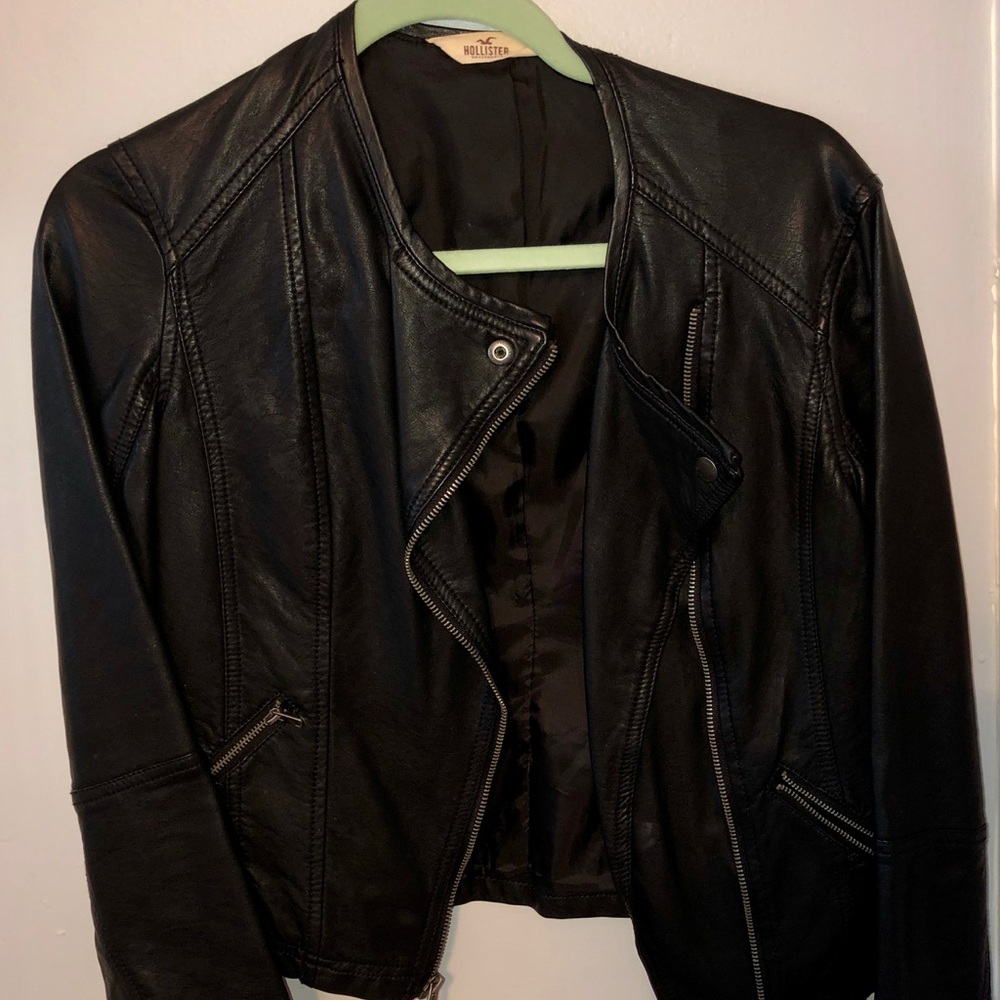 Hollister Leather Jacket